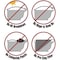E-Z-Gutter Guard E-Z-ZipTight Powder Coated Steel Mesh Gutter Guards for 5in Gutters, Covers 40ft, 6PK EZZ510-2-6pk - alternate 2